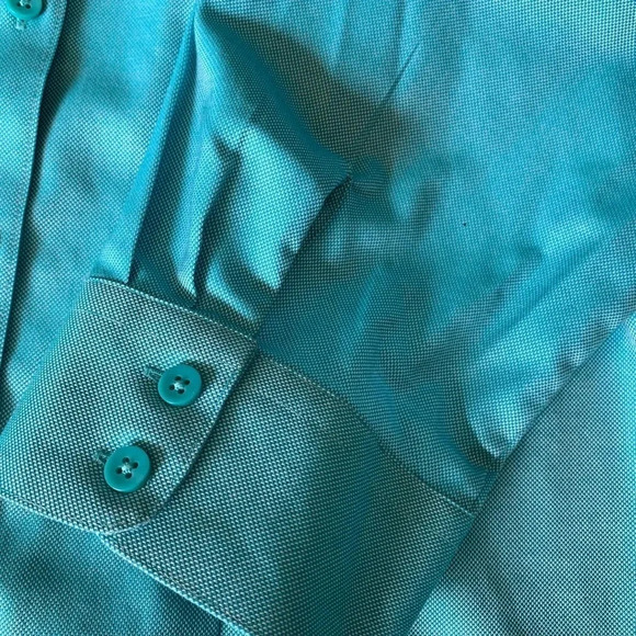 Coldwater Creek Crossdye No Iron Shirt Button Up Size XL 16 NWT - Picture 3 of 6